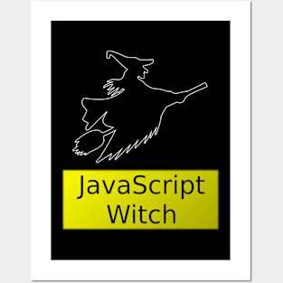 JavaScript Witch Posters and Art